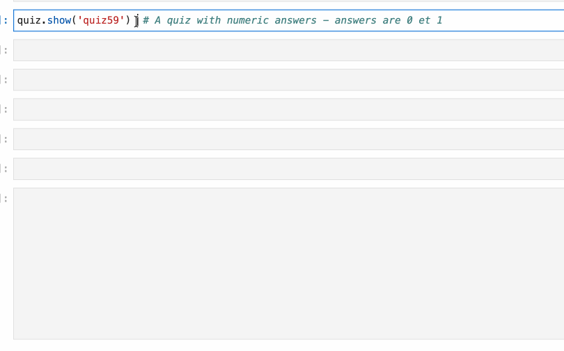 Numeric Example